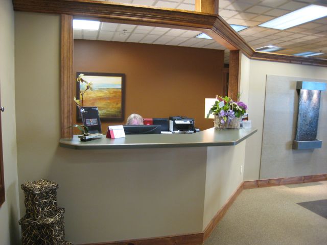 Approaching Reception Desk